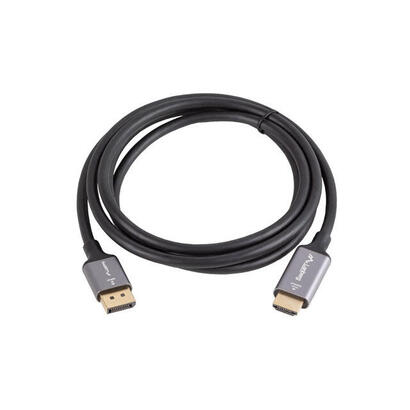 cable-displayportm-hdmim18m-4k-czarno-srebrny