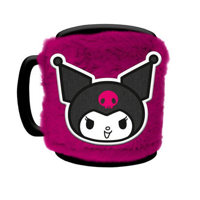 taza-funda-de-peluche-kuromi-hello-kitty-440ml