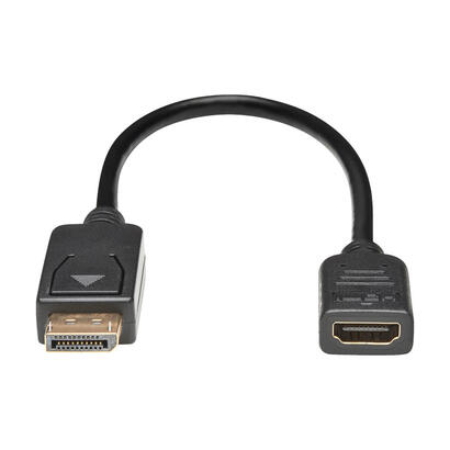 tripp-lite-p136-001-convertidor-adaptador-de-video-displayport-a-hdmi-hdcp-negro-mh-305-cm-1-pie-