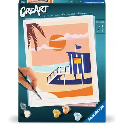 ravensburger-creart-beach-cabana-pintura-23896