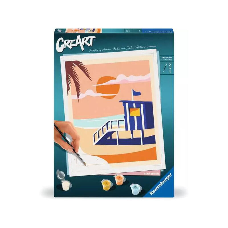 ravensburger-creart-beach-cabana-pintura-23896