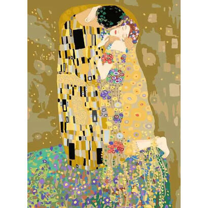 ravensburger-creart-art-collection-edicion-en-lienzo-el-beso-klimt-pintura-23916