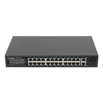 lanberg-switch-rack-19-rsfe-24p-2c-250-24x-100mb-poe-2x-combo-gigabit-250w