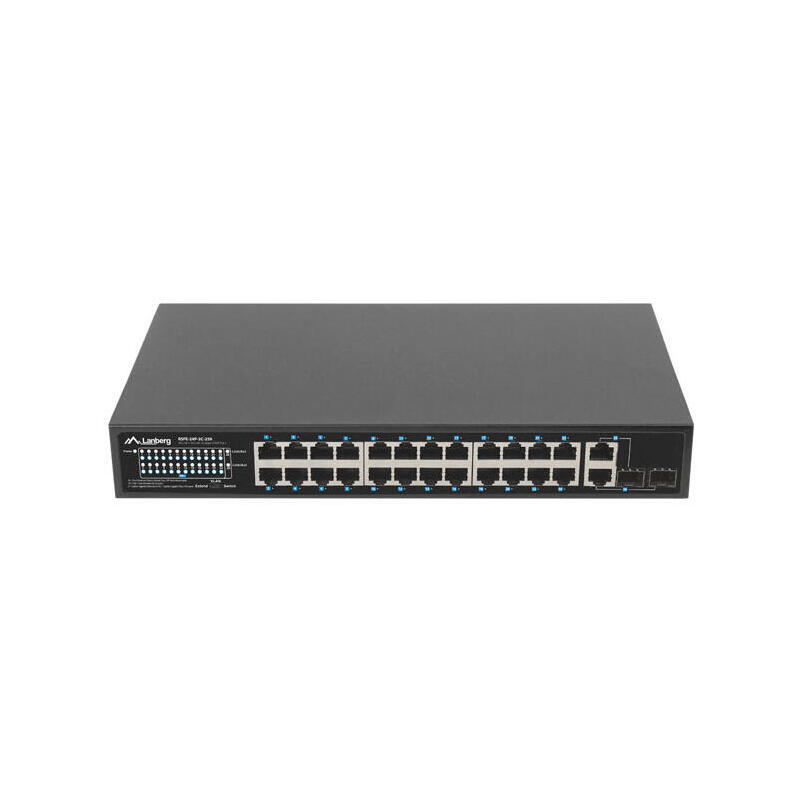 lanberg-switch-rack-19-rsfe-24p-2c-250-24x-100mb-poe-2x-combo-gigabit-250w lanberg-switch-rack-19-rsfe-24p-2c-250-24x-100mb-poe-2x-combo-gigabit-250w