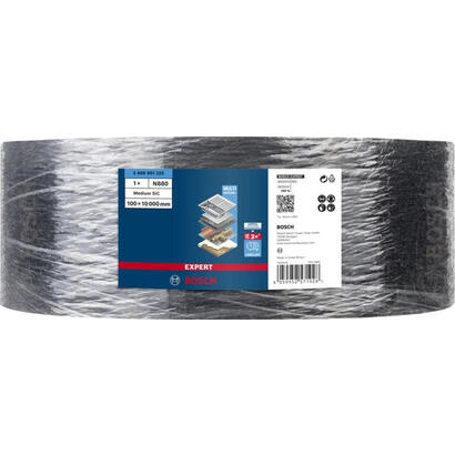 bosch-professional-rollo-de-fieltro-expert-n880-medium-s-100-mm-x-10-m-hoja-de-lija-negra-rollo-de-10-metros-para-lijado-a-mano-