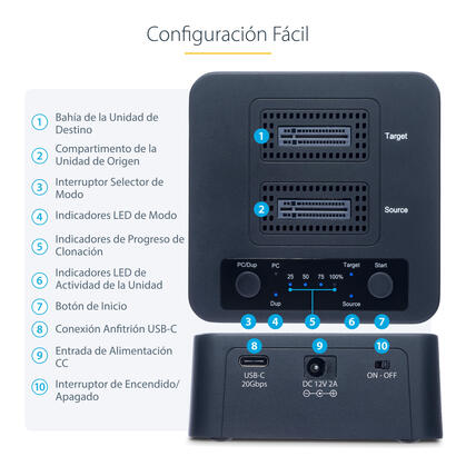 startechcom-dock-duplicador-clonador-autonomo-11-de-unidad-ssd-nvme-m2-90gbpm-usb-c-32-de-20gbps-docking-station-usb-tipo-c-de-2