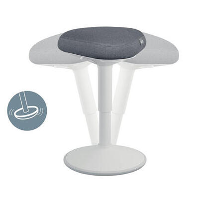 leitz-ergo-active-sitzhocker-con-komfortsitz-gris