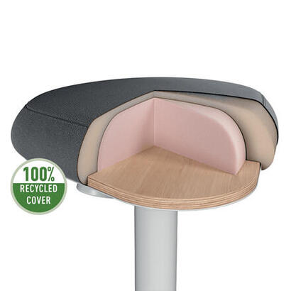 leitz-ergo-active-sitzhocker-con-komfortsitz-gris