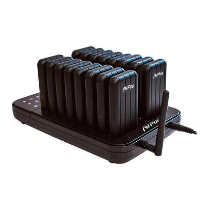 avpos-avp-ac-t16-avisador-de-clientes-base-de-carga-16-unidades-350500m-alcance-200-mah-negro