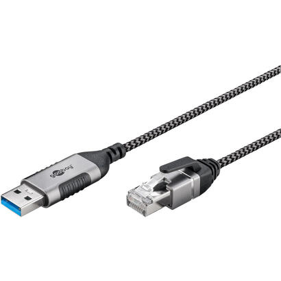 cable-adaptador-ethernet-goobay-usb-a-32-gen1-rj-45-delgado-negrogris-5-metros-74397