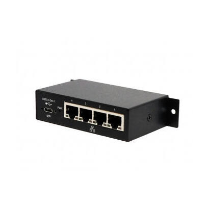 exsys-ex-1330m-hub-de-interfaz-usb-32-gen-1-31-gen-1-type-b-1000-mbits-negro