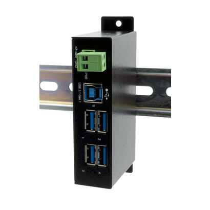 exsys-ex-1504hms-hub-de-interfaz-usb-32-gen-1-31-gen-1-type-b-5000-mbits-negro