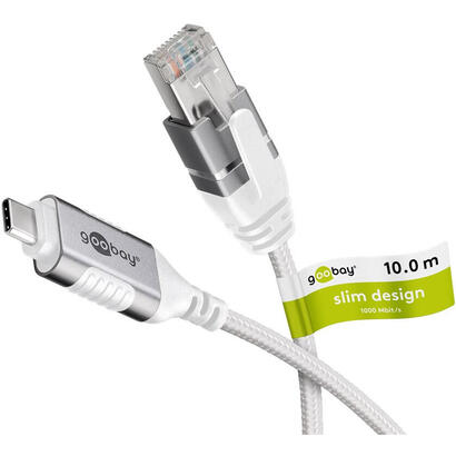 cable-adaptador-ethernet-goobay-usb-c-32-gen2-rj-45-delgado-blanco-10-metros-74391