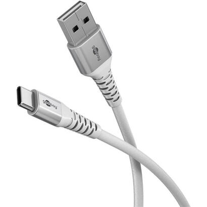 cable-goobay-textil-supersoft-usb-20-conector-usb-a-conector-usb-c-blanco-2-metros-74531