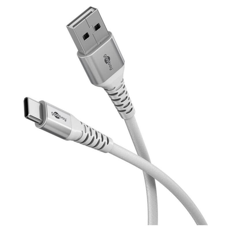 cable-goobay-textil-supersoft-usb-20-conector-usb-a-conector-usb-c-blanco-2-metros-74531