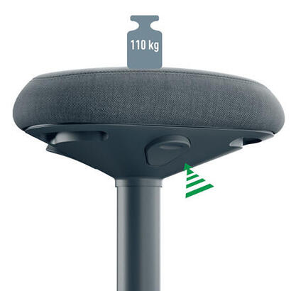 leitz-ergo-active-sitzhocker-con-komfortsitz-dunkelgris