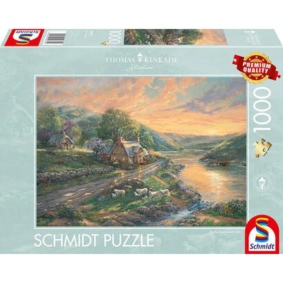 puzzle-de-1000-piezas-de-thomas-kinkade-studios-amanecer-en-el-valle-esmeralda-59774