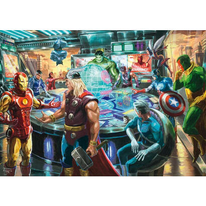 puzzle-schmidt-spiele-thomas-kinkade-studios-marvel-los-vengadores-puzzle-1000-piezas-59958