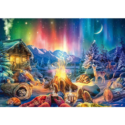 juegos-schmidt-romance-de-fogata-bajo-el-cielo-estrellado-rompecabezas-1000-partes-59787