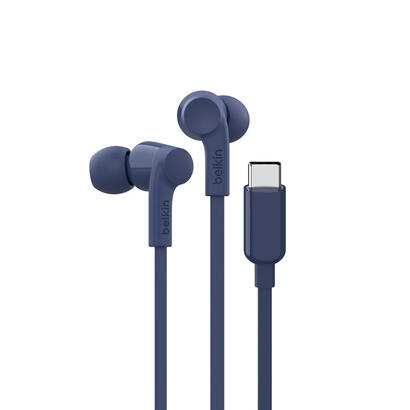 auriculares-belkin-soundform-alambrico-usb-tipo-c-azul