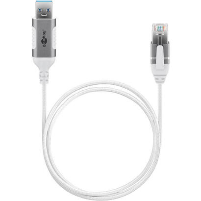 cable-adaptador-ethernet-goobay-usb-a-32-gen1-rj-45-blanco-fino-10-metros-74383