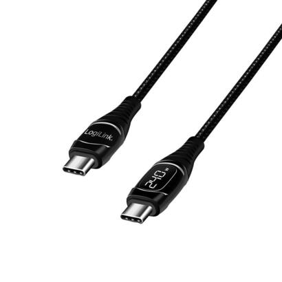 cable-logilink-usb-c-20m-negro