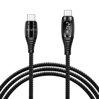 cable-logilink-usb-c-20m-negro