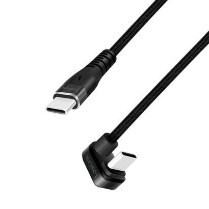 cable-logilink-usb-c-10m-w-oplocie-katowy-negro