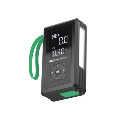 green-cell-cjsgc03-bateria-externa-ion-de-litio-8000-mah-negro-verde-claro