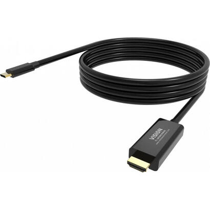 cable-vision-tc-2musbcdp8kbl-displayport-2-m-usb-tipo-c-negro