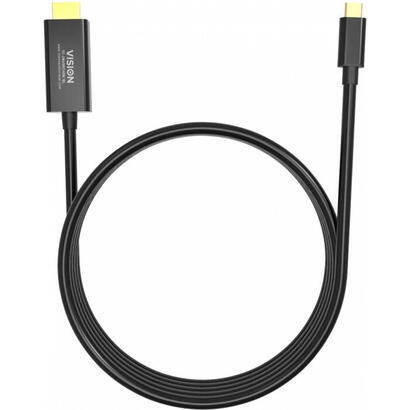 cable-vision-tc-2musbcdp8kbl-displayport-2-m-usb-tipo-c-negro