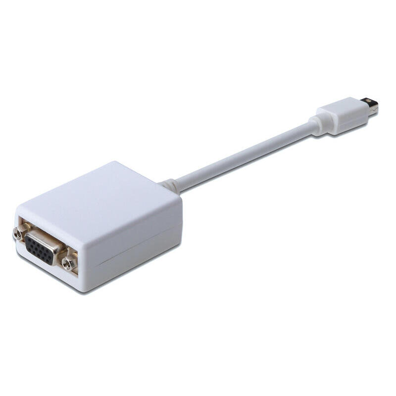 assmann-electronic-ak-340412-001-w-adaptador-de-cable-de-video-015-m-mini-displayport-vga-d-sub-blanco