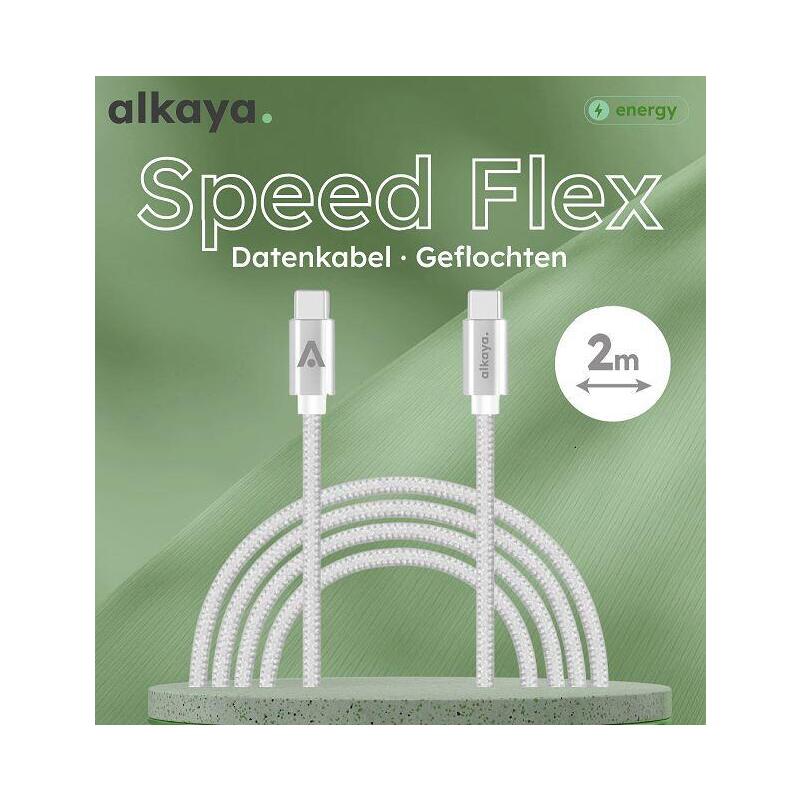 alkaya-speed-flex-cable-usb-c-a-usb-c-2-m-negro