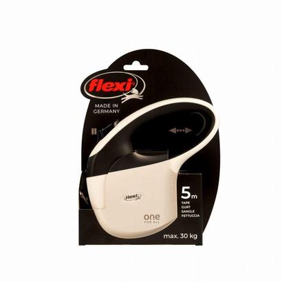 flexi-one-for-all-s-blanco-negro-correa-automatica-para-perros-de-hasta-30-kg-5-m