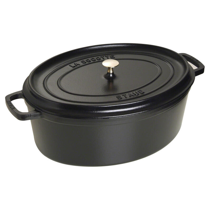 staub-la-cocotte-41cm-oval-schwarz-gusseisen staub-la-cocotte-41cm-oval-schwarz-gusseisen