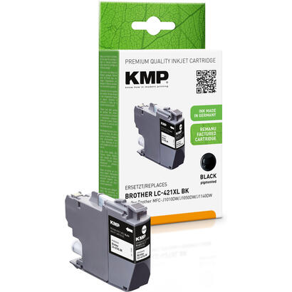 kmp-cartucho-brother-mfc-j1010dw-lc421xlbk-negro-500s-14ml-remanufactured