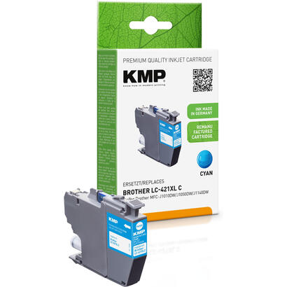 kmp-cartucho-brother-mfc-j1010dw-lc421xlc-cyan-500s-7ml-remanufactured