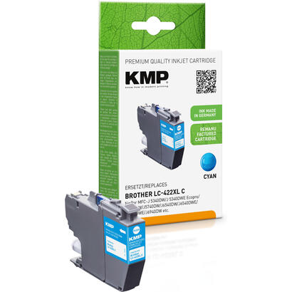 kmp-cartucho-brother-mfc-j5340dw-lc422xlc-cyan-1500s-20ml-remanufactured