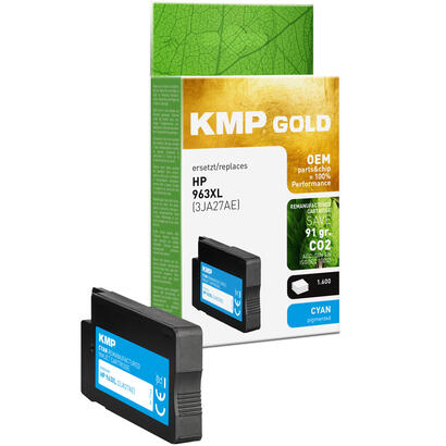 kmp-gold-cartucho-hp-963xl-3ja27ae-cyan-2000-s-remanufactured