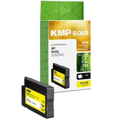 tinta-kmp-gold-compatible-con-hp-963xl-yellow-3ja29ae-con-piezas-oem-y-chip-para-hp-officejet-pro-9010-9010-e-9012-e-9013-9014-9