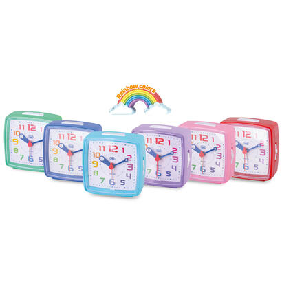 reloj-despertador-trevi-sl-3047-rainbow-alarm-color-mix-color-ninos-set-12-uds
