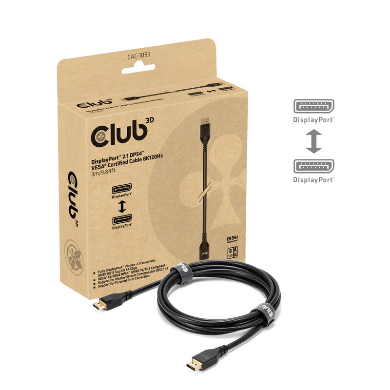 club3d-cac-1093-cable-displayport-3-m-negro
