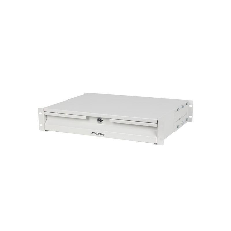 lanberg-drawer-2u-483x360mm-19-max-load-capacity-up-to-90kg-4-point-assembly-grey