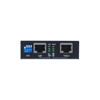 levelone-vds-2201-convertidor-de-medio-1000-mbits-negro