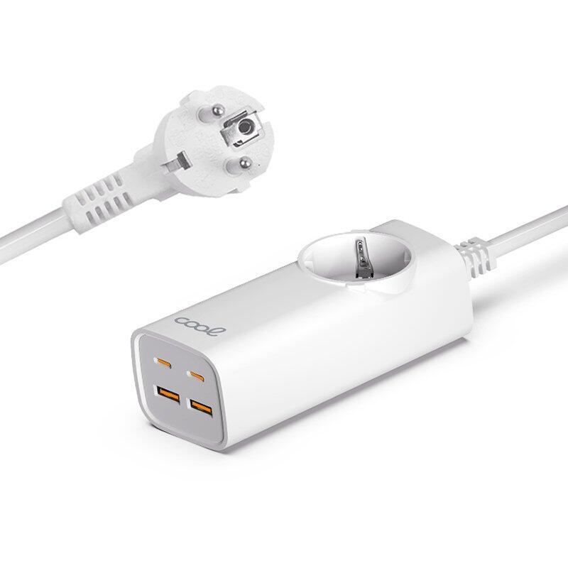 cool-cargador-universal-multipuerto-65w-regleta-5-puertos-blanco