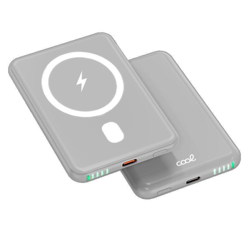 cool-bateria-externa-universal-magnetica-power-bank-qi-5000-mah-gris