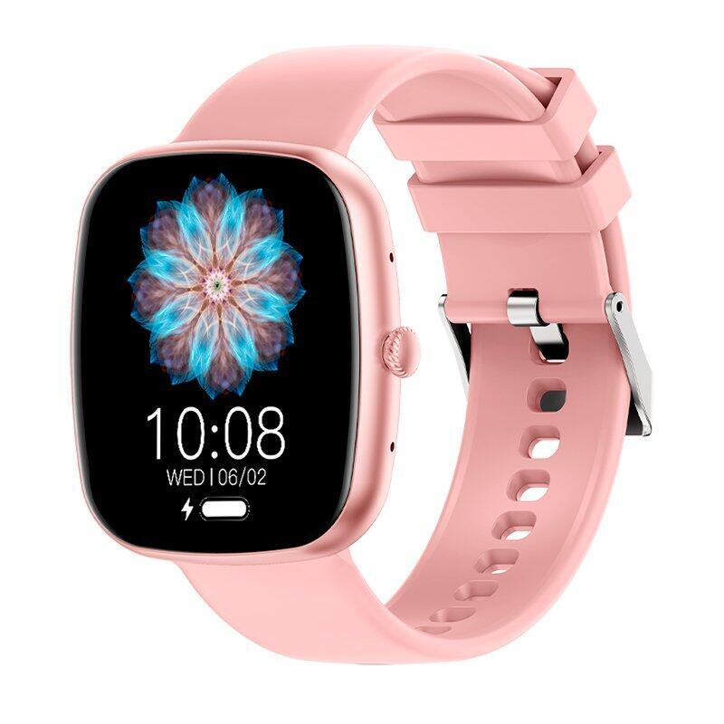 smartwatch-cool-border-silicona-rosa-llamadas-salud-deporte