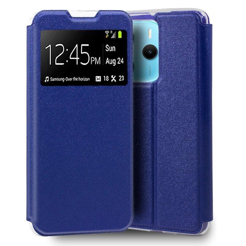 cool-funda-flip-cover-xiaomi-redmi-note-14-liso-azul