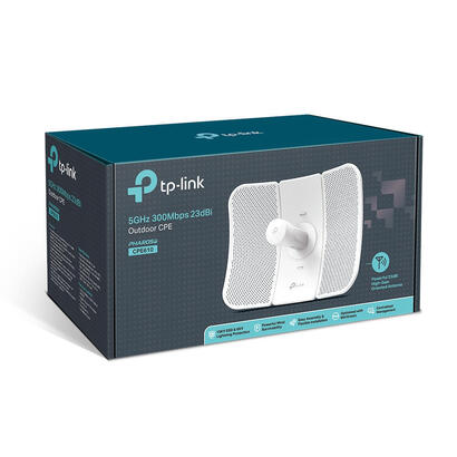 punto-de-acceso-exterior-wifi-tp-link-cpe610-300mb-5ghz-antena-23dbi-mimo-direccional-poe-pasivo-ip65