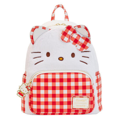 mochila-gingham-hello-kitty-sanrio-loungefly-26cm
